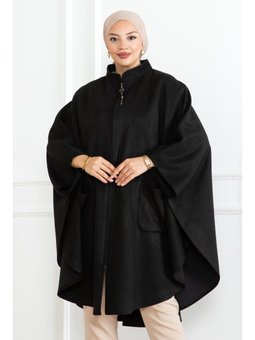 Süet & Siyah Panço