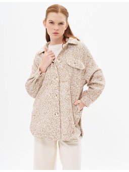 Çift Cep Detaylı Ceket Camel