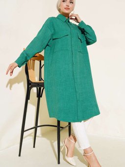 Çift Cepli Uzun Tunik