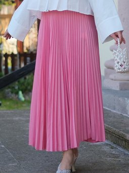 Elisa Piliseli Etek Açık Pudra