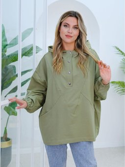 Kol Lastikli Tunik Yeşil