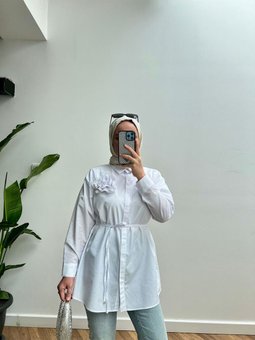 Beyaz Taşlı Gömlek 32 2087