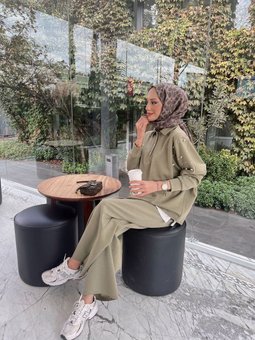 Haki Aksesuarlı Modal Takım 32 2234