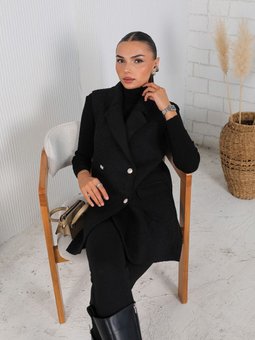 Siyah Keçe Yelek 32 2242