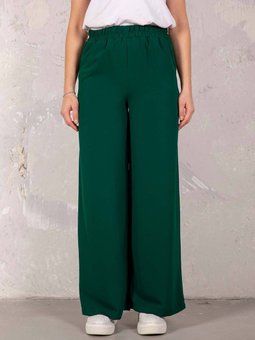 Zümrüt Yeşili Krep Pantolon 32 0140