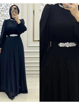 Tesettür Şifon Elbise