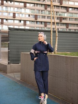 Eşofman İkili Takımı Fermuarlı