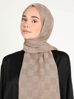 Dama Karla Vizon Şal