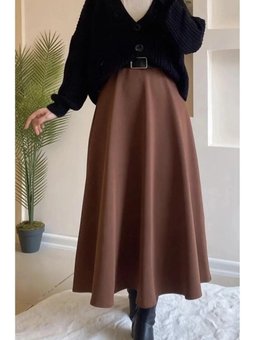 Yazlık Günlük Basic Kloş Etek