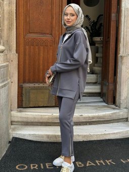 Venessa Scuba Takım Füme