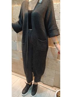 Triko Hırka Gri 110 Cm