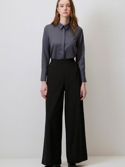 Beli Lastikli Bol Paça Pantolon