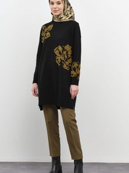 Bel Lastikli Havuç Pantolon Haki