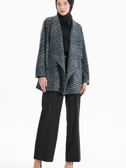 Cepli Salaş Ceket Mavi