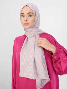 Diamond Küp Desen Pudra Şal