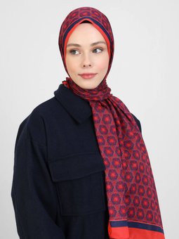 Vintage Soft Çok Renkli Şal