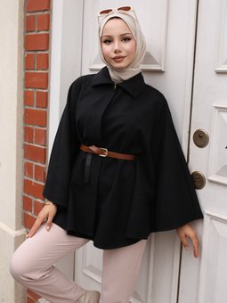 Kar Desenli Siyah Panço