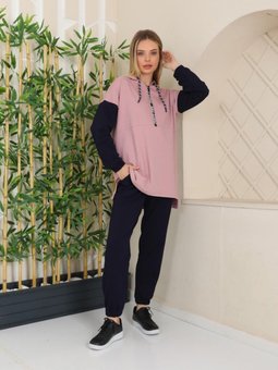 Somon Yarım Fermuar Spor İkili Takım