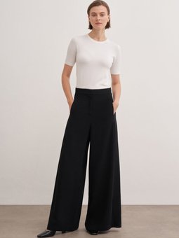 14120111 Uzun Bol Paça Pantolon Etek