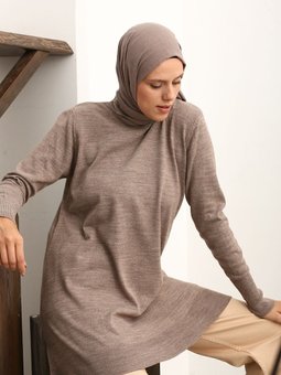 Vizon Balıkçı Yaka Triko Tunik