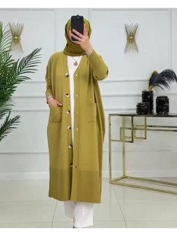 Elsarzey Triko Hırka 2025 Yeni Model Dügmeli Cepli