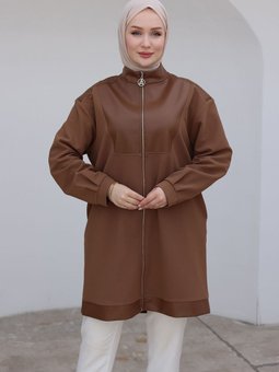 Trend Yeni Sezon 2024 2025 Kış Fermuarlı Giy Çık Tunik