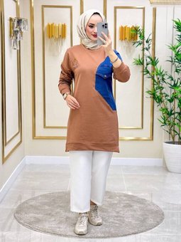 Kot Detay Tunik , Sweatshirt