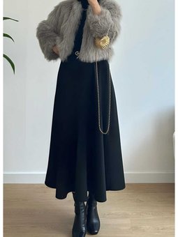 Puf Scuba Lacivert Etek