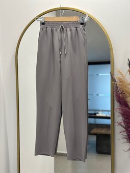 Asya Havuç Paça Pantolon Mt1444 Gri