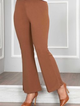 Beli Lastikli İspanyol Paça Pantolon