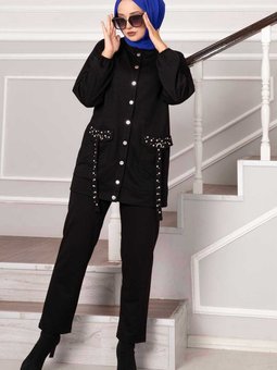 Kuş Gözü Taş Dizayn İki İplik Takım