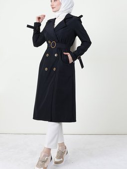 Kolu Kemerli Trenç Lacivert