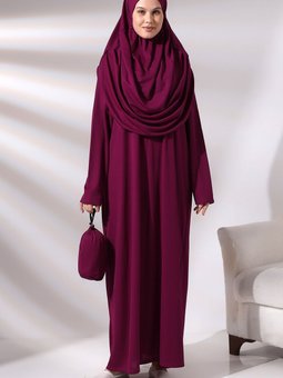 Namaz Elbisesi Tek Parça Fuşya
