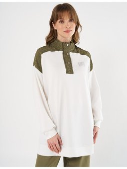 Gofre Garnili Scuba Sweatshirt Ekru