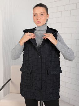 Siyah Kapitone Yelek 32 2221