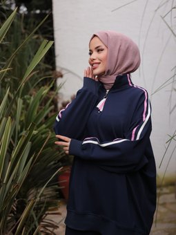 Eşofman Takımı Fermuarlı Yaka