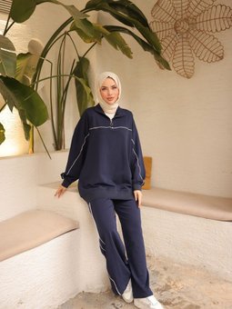 Eşofman Takımı İkili Takım Fermuarlı Yaka