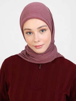 Büyük Boy Pamuk Gül Kurusu Eşarp