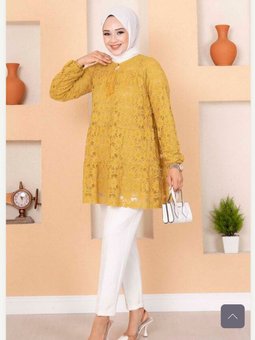 Astarlı Dantel Gömlek Tunik