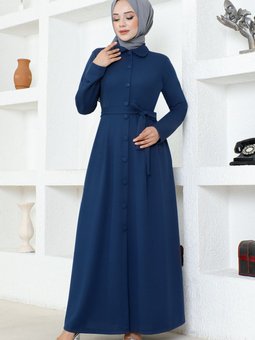 Düğmeli Kap Msl4225 İndigo