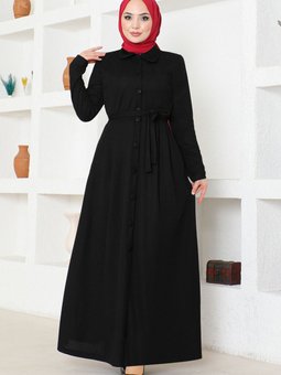 Düğmeli Kap Msl4225 Siyah