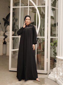 Nissra Robası Taşlı Kuşaklı Ferace Nsr501601