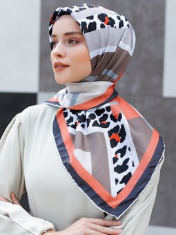 Toprak Twill Şal Evi Eşarp Renkli