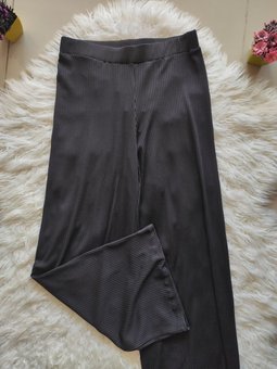 Siyah Beli Lastikli Slim Fit İnce Yazlık Ayrobin Pantolon