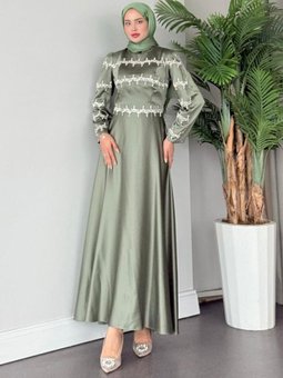 Yolansa Abiye Elbise Mint