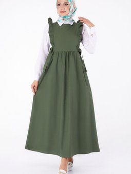 Düz Bisiklet Yaka Haki Jile 13282