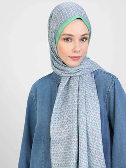 Vintage Soft Çok Renkli Şal