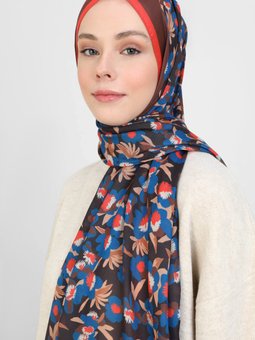 Vintage Soft Çok Renkli Şal