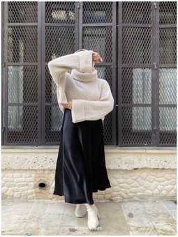 Saten Etek Tesettür Model Lüx Kalite