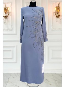 Vera Abiye Elbise Gri